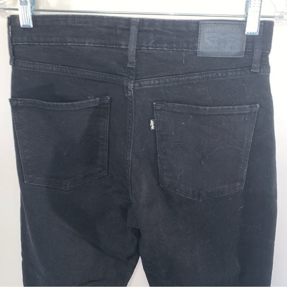 Levi's Black High Rise Skinny Jeans 29 - Picture 5 of 8